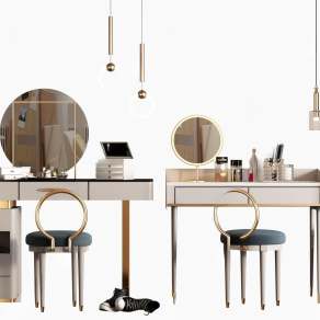 现代梳妆台3D模型下载